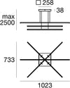 Lampada a sospensione LED Linea Light Straight_P3