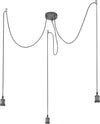 LAMPADA A SOSPENSIONE METALLO NERO DIY E27 3X60W A++ Illuminazione/Illuminazione per interni/Lampadari lampade a sospensione e plafoniere/Lampade a sospensione Scontolo.net - Potenza, Commerciovirtuoso.it