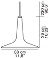 Lampada a sospensione Oluce Kin 479