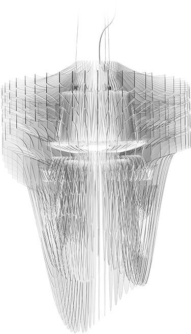 Slamp Aria L Lampada a Sospensione