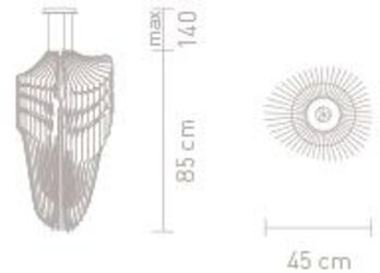 Slamp Avia Lampada a Sospensione