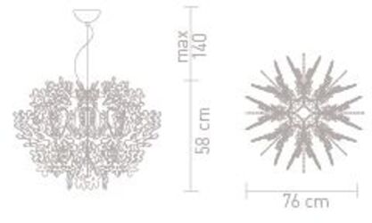 Lampada a Sospensione Slamp Fiorella