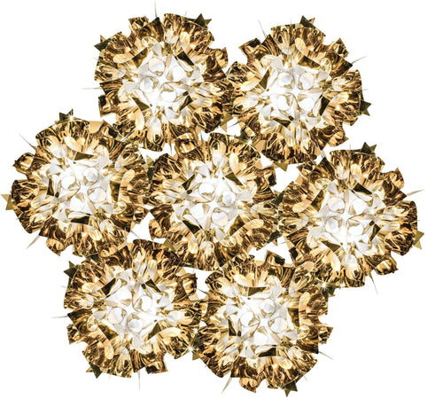 Lampada a sospensione Slamp Veli 7 gold, silver, copper