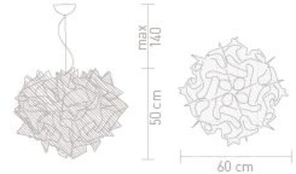 Lampada a Sospensione Slamp Veli Prisma Large