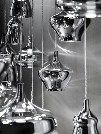 Lampada a Sospensione Studio Italia Design Nostalgia Glass Medium Single