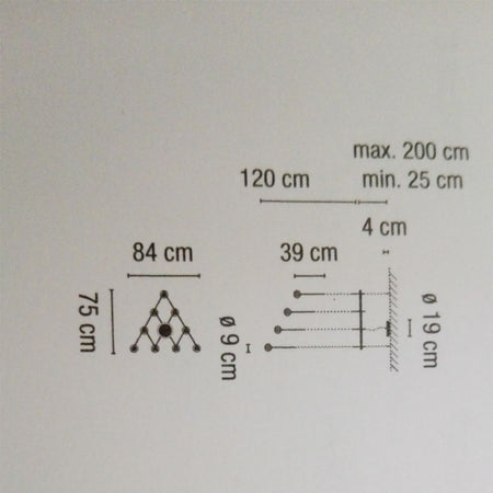 Lampada a sospensione Vibia Algorithm 10