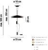 Lampada a sospensione Vibia Flamingo 1515