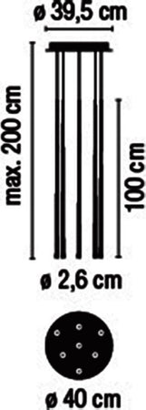 Lampada-a-sospensione-Vibia-Slim-7-H100-7Luci