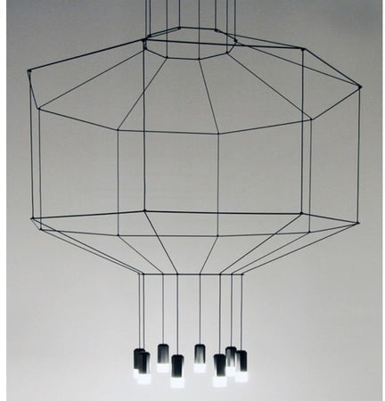 Vibia Wireflow 0302 Lampada a sospensione 8 luci