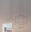 Lampada a sospensione Vibia Wireflow 0400