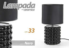 Lampada Abat Jour Da Tavolo Scrivania Comodino Ceramica Moderna 33x18 Cm 837388 Illuminazione/Illuminazione per interni/Lampade/Lampade da tavolo e abat-jour Trade Shop italia - Napoli, Commerciovirtuoso.it