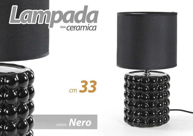 Lampada Abat Jour Da Tavolo Scrivania Comodino Ceramica Moderna 33x18 Cm 837388 Illuminazione/Illuminazione per interni/Lampade/Lampade da tavolo e abat-jour Trade Shop italia - Napoli, Commerciovirtuoso.it