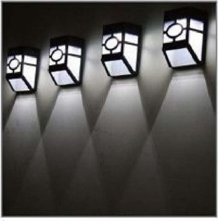 Lampada Applique Ad Energia Solare Da Muro Parete Led 12 Cm Per Giardini 2003002 Illuminazione/Illuminazione per esterni/Luci per sentieri Trade Shop italia - Napoli, Commerciovirtuoso.it