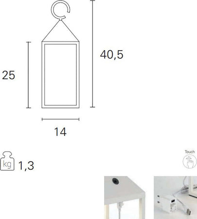 Lampada-batteria-esterni-PAN-International-JOY-GDN05111-GDN05131-LED-alluminio-lanterna-terra-tavolo