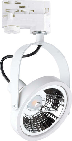 Lampada-Binario-Moderna-Glim-Metallo-Bianco-1-Luce-10W-Gu10-3000K-Luce-Calda
