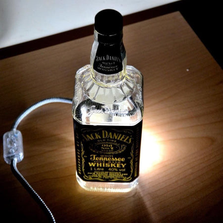 Lampada bottiglia jack daniel's Illuminazione/Illuminazione per interni/Lampade/Lampade da tavolo e abat-jour Led Mall Home - Napoli, Commerciovirtuoso.it