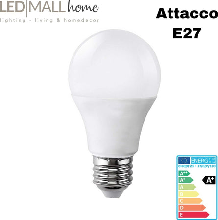 Lampada bulbo goccia led a60 11w attacco e27 bianco caldo 3000k Illuminazione/Illuminazione per interni/Lampade/Lampade da tavolo e abat-jour Led Mall Home - Napoli, Commerciovirtuoso.it