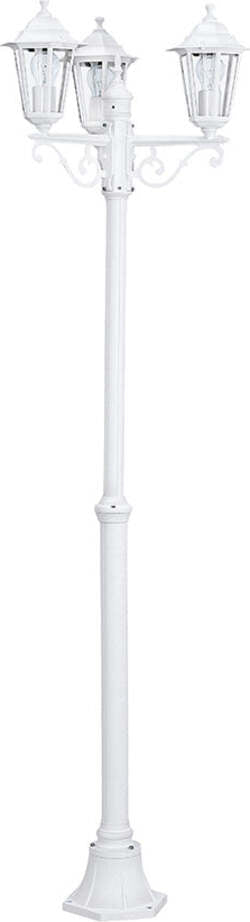 Lampada-Contemporanea-Da-Esterno-Laterna-5-3-Luci-Alluminio-Fuso-Bianco