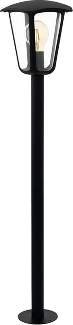 Lampada-Contemporanea-Da-Esterno-Monreale-1-Luce-Alluminio-Fuso-Nero