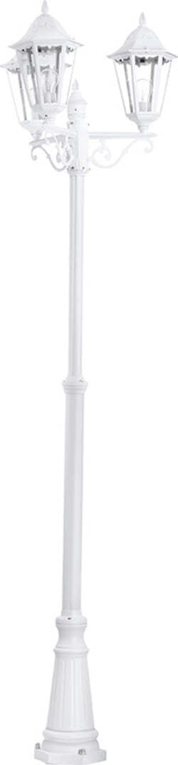 Lampada-Contemporanea-Da-Esterno-Navedo-3-Luci-Alluminio-Fuso-Bianco