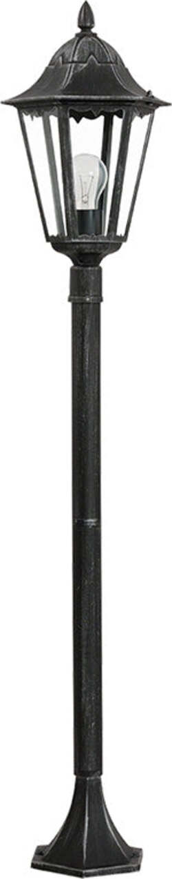 Lampada-Contemporanea-Da-Esterno-Navedo-Alta-1-Luce-Alluminio-Nero-E-Argento