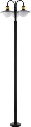 Lampada-Contemporanea-Da-Esterno-Sirmione-3-Luci-Acciaio-Zincato-Nero-E-Oro