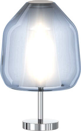 Lampada-Contemporanea-Double-Skin-Beta-Metallo-Cromo-Vetro-Blu-1-Luce-E27