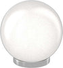 Lampada-Contemporanea-Glitter-Metallo-Cromo-Vetro-Soffiato-Trasp-1-Luce-E14