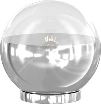 Lampada-Contemporanea-Target-Metallo-Cromo-Vetro-Cromo-E-Trasparente-1-Luce-E14