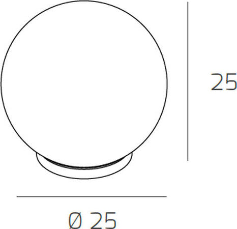 Lampada-Contemporanea-Target-Metallo-Cromo-Vetro-Cromo-E-Trasparente-1-Luce-E27