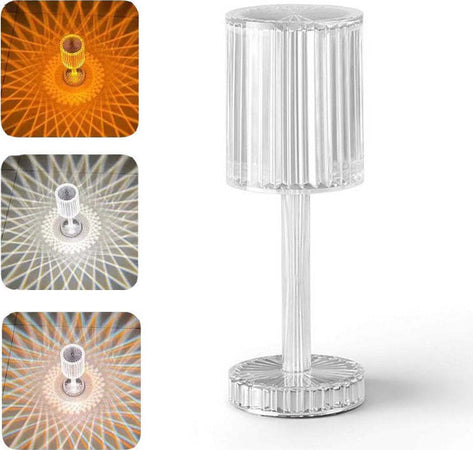 Lampada Cristallo Touch Da Tavolo A Batterie Ricaricabile Usb Luce Dimmerabile Casa, arredamento e bricolage > Illuminazione da interno > Lampade da Tavolo Trade Shop italia - Napoli, Commerciovirtuoso.it