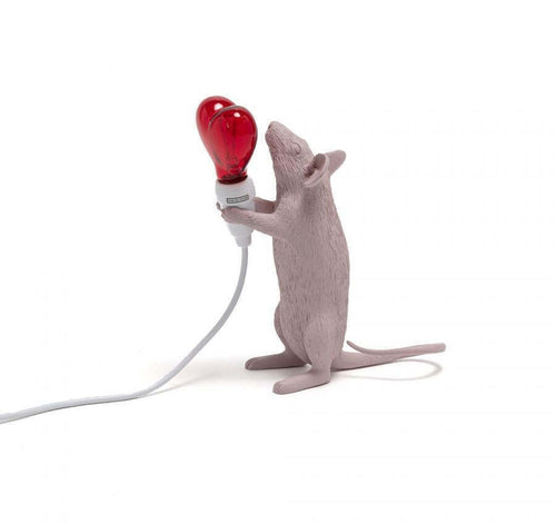 Lampada da appoggio Seletti Mouse Lamp Love Edition
