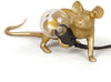 Lampada da appoggio Seletti Mouse Lop Lying Down Lamp Gold