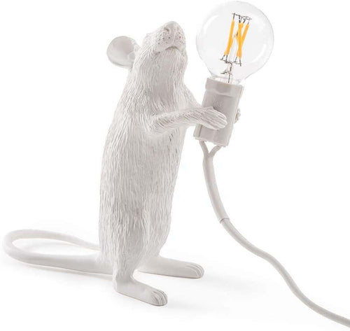 Lampada da appoggio Seletti Mouse Step Standing Lamp white