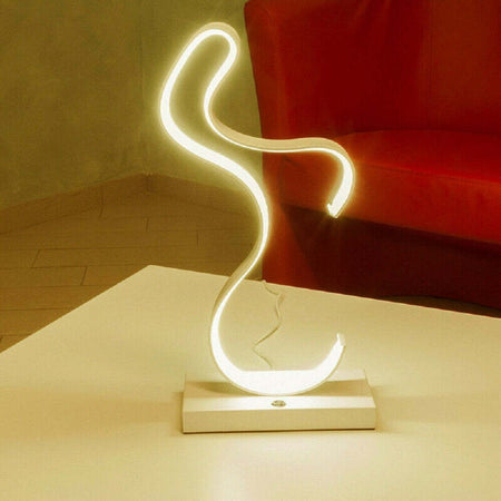 Lampada Da Comodino Curva Lume 10w Lumino Moderno Luce Fredda Calda Naturale D03 Casa, arredamento e bricolage > Illuminazione da interno > Lampade da Tavolo Trade Shop italia - Napoli, Commerciovirtuoso.it