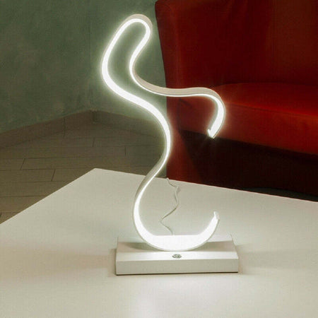 Lampada Da Comodino Curva Lume 10w Lumino Moderno Luce Fredda Calda Naturale D03 Casa, arredamento e bricolage > Illuminazione da interno > Lampade da Tavolo Trade Shop italia - Napoli, Commerciovirtuoso.it