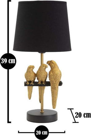 Lampada Da Comodino Pappagallo Cm 20X39 Illuminazione/Illuminazione per interni/Lampade/Lampade da tavolo e abat-jour Led Mall Home - Napoli, Commerciovirtuoso.it