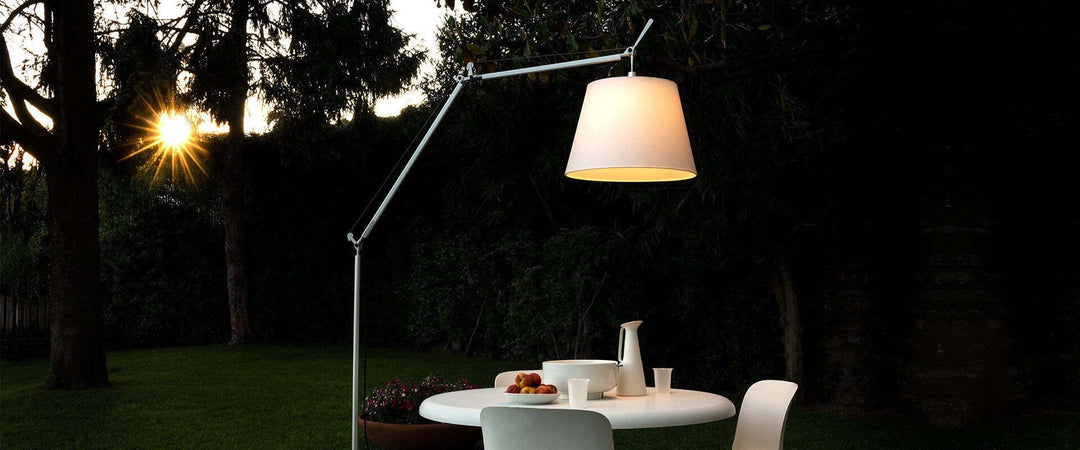 Lampada da esterni LED Artemide Tolomeo Paralume Outdoor Terra