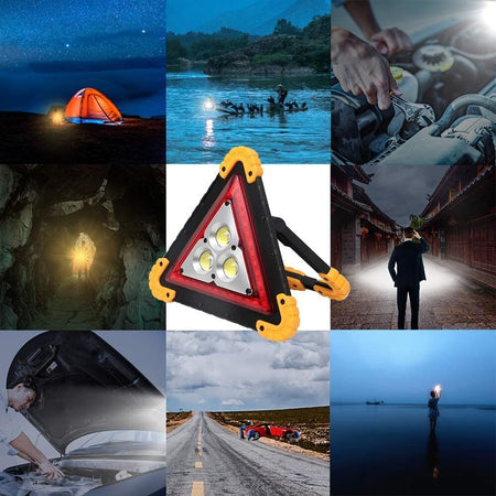 Lampada Da Lavoro Portatile Led Torcia Emergenza Triangolo Cob Ricaricabile 30w Illuminazione/Illuminazione per interni/Lampade/Lampade da lavoro Trade Shop italia - Napoli, Commerciovirtuoso.it