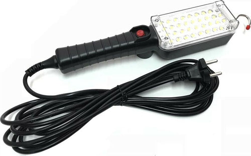 Lampada-Da-Lavoro-Torcia-34-Led-Smd-Luce-Bianca-Gancio-Calamita-Officina-Garage-Tools
