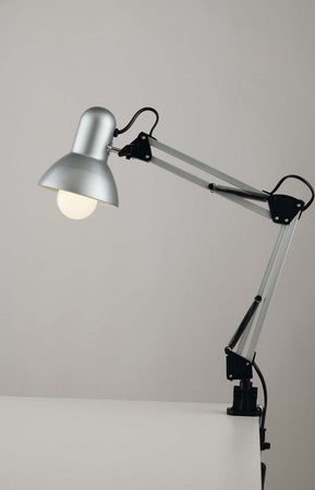 Lampada Da Lettura Architetto Silver 1Xe27 16X60Cm Illuminazione/Illuminazione per interni/Illuminazioni per pareti/Lampade da lettura Led Mall Home - Napoli, Commerciovirtuoso.it