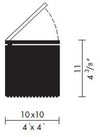 Lampada da lettura Cini&Nils Cuboled Argento