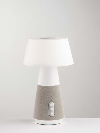 Lampada Da Lettura Led Decibel Grigia 3W 350Lm Cct Dimmerabile Con Speaker Bluetooth 28X17Cm Illuminazione/Illuminazione per interni/Illuminazioni per pareti/Lampade da lettura Led Mall Home - Napoli, Commerciovirtuoso.it