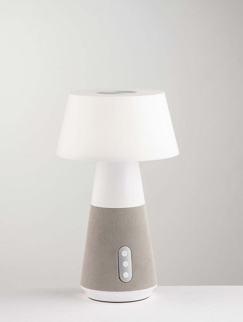 Lampada Da Lettura Led Decibel Grigia 3W 350Lm Cct Dimmerabile Con Speaker Bluetooth 28X17Cm Illuminazione/Illuminazione per interni/Illuminazioni per pareti/Lampade da lettura Led Mall Home - Napoli, Commerciovirtuoso.it