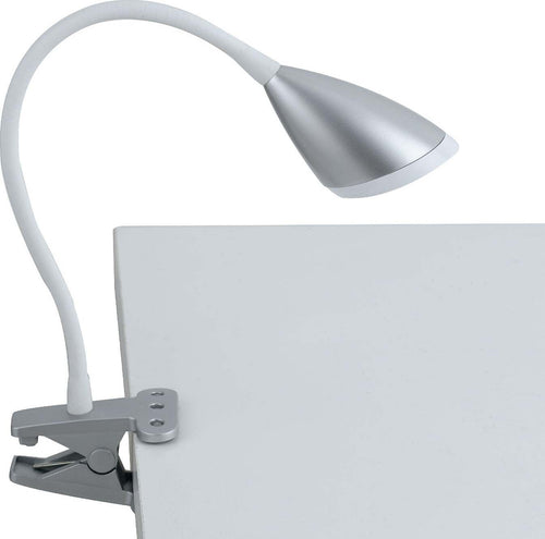 Lampada Da Lettura Led Hegel Silver 3,2W 260Lm 4000K 9,5X33Cm Illuminazione/Illuminazione per interni/Illuminazioni per pareti/Lampade da lettura Led Mall Home - Napoli, Commerciovirtuoso.it