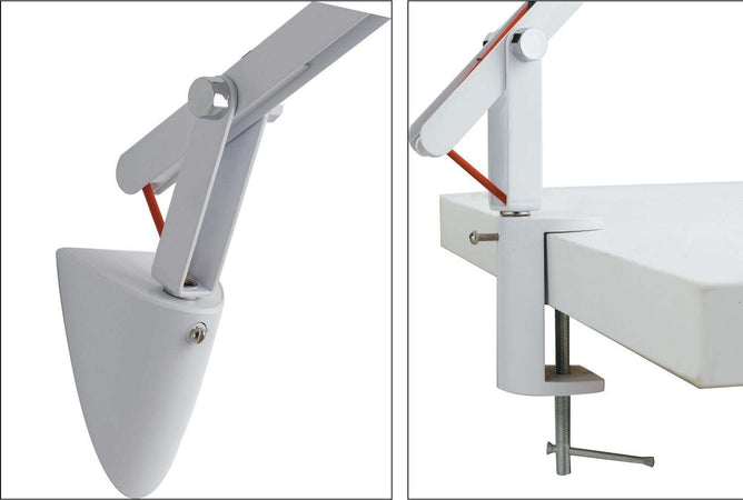 Lampada Da Lettura Led Locke Bianca 6W 500Lm 4000K 55X19,3Cm Illuminazione/Illuminazione per interni/Illuminazioni per pareti/Lampade da lettura Led Mall Home - Napoli, Commerciovirtuoso.it