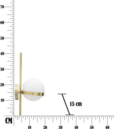Lampada Da Muro Glamy Circle Cm 15X20X40 Illuminazione/Illuminazione per interni/Illuminazioni per pareti/Applique Led Mall Home - Napoli, Commerciovirtuoso.it