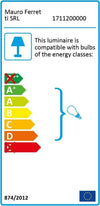 Lampada-Da-Muro-Glamy-Cm-15X25X22