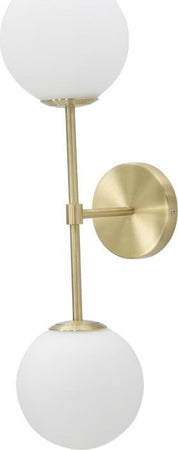 Lampada Da Muro Glamy Doppia Cm 15X21X55 Illuminazione/Illuminazione per interni/Illuminazioni per pareti/Applique Led Mall Home - Napoli, Commerciovirtuoso.it