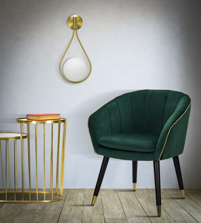 Lampada Da Muro Glamy Drop Cm 24X20X52 Illuminazione/Illuminazione per interni/Illuminazioni per pareti/Applique Led Mall Home - Napoli, Commerciovirtuoso.it